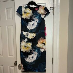 Floral cocktail dress
